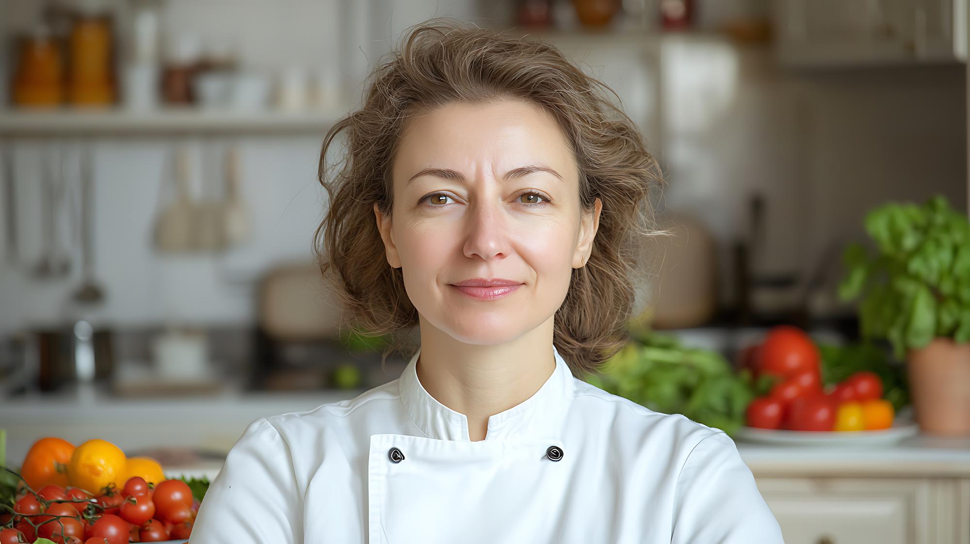 Anna — szefowa kuchni, specjalistka kuchni śródziemnomorskiej